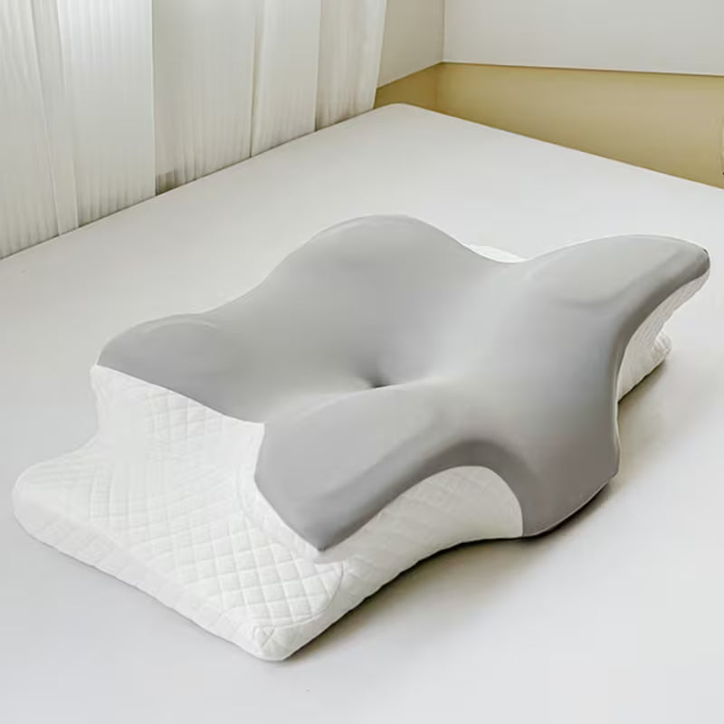 Cooling Butterfly Contour Memory Foam Pillow | Ergonomic Cervical Neck Support for Deep & Pain-Free Sleep